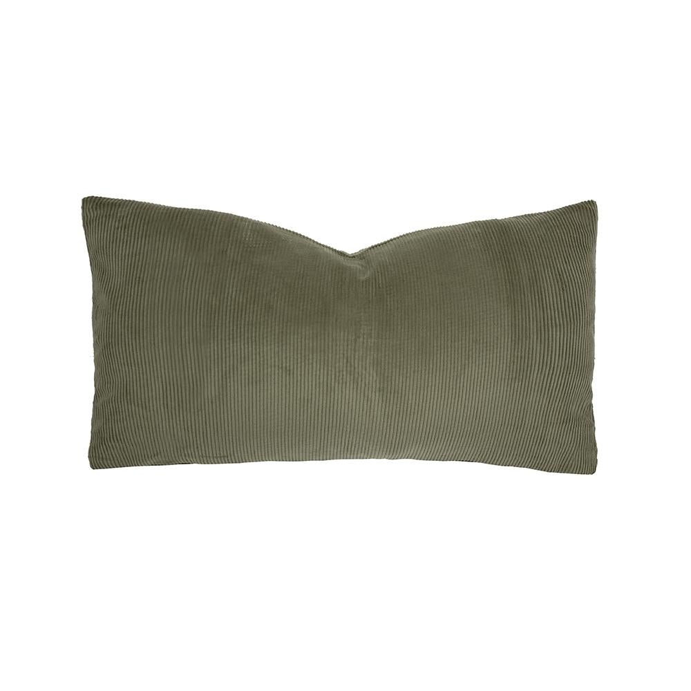 Sloane Square /Rectangle 50 x 50cm/ 30 x 60cm Cushion Olive by Bambury