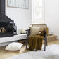 Dawson Cushion 45x45cm Ivory by Bambury