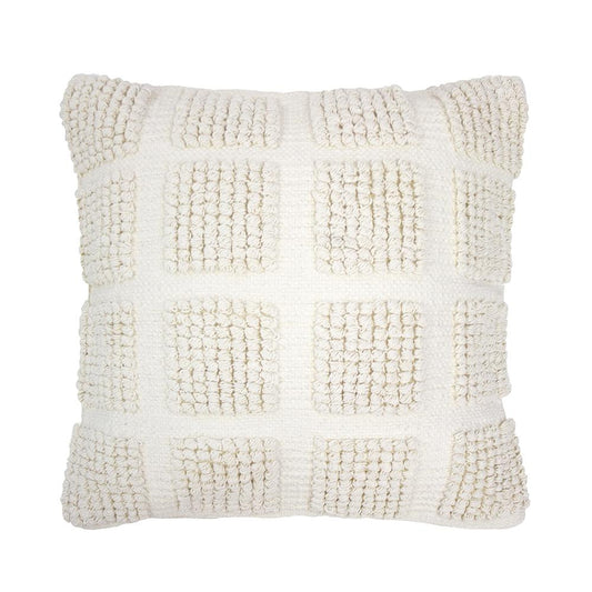 Dawson Cushion 45x45cm Ivory by Bambury