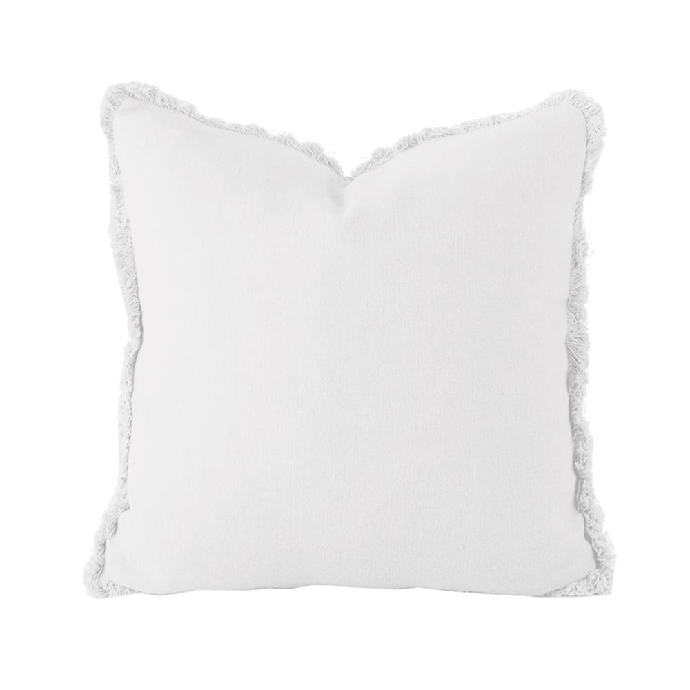 Linen Cushion - Square - Ivory by Bambury