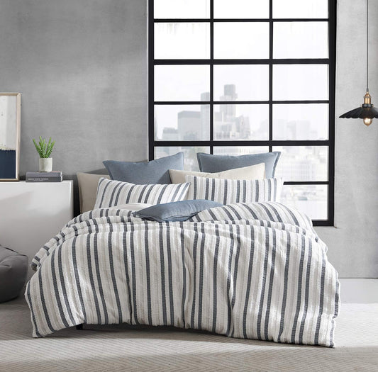 Boston White Quilt Cover Set by Logan and Mason Platinum