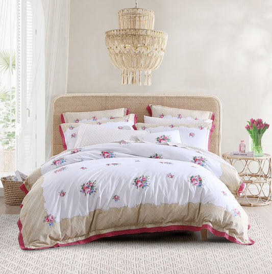 Bouquet Scroll Quilt Cover Set by Royal Albert