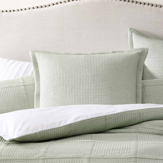 Bradshaw Green European Pillowcase by Private Collection