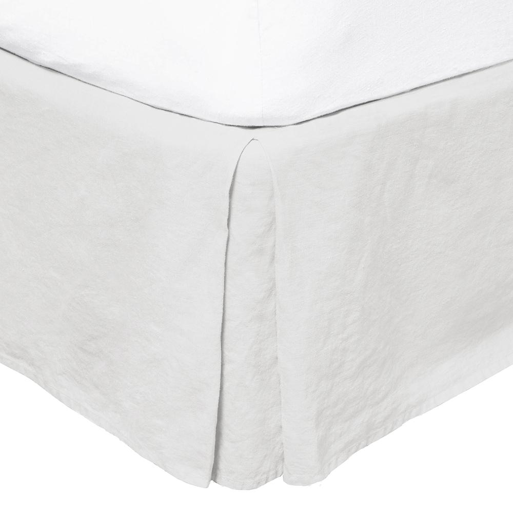 French Flax Linen Valance Ivory by Bambury