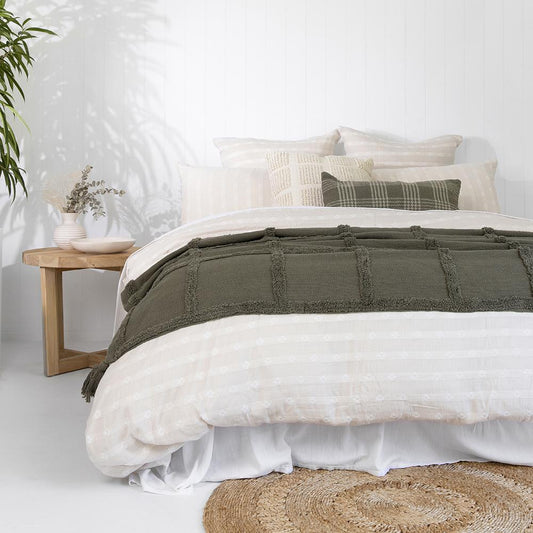 Carey Quilt Cover Set by Bambury