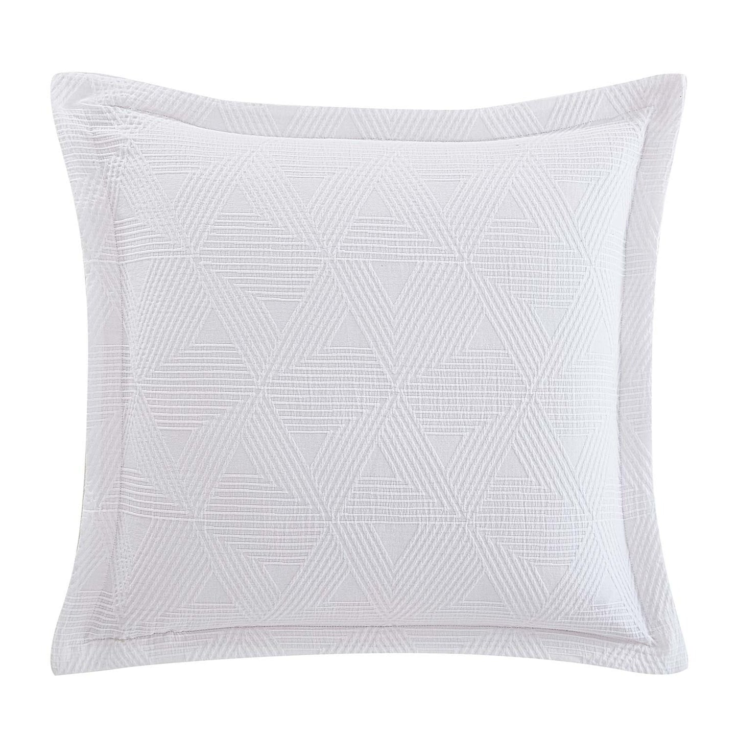 Braddon White European Pillowcase by Private Collection