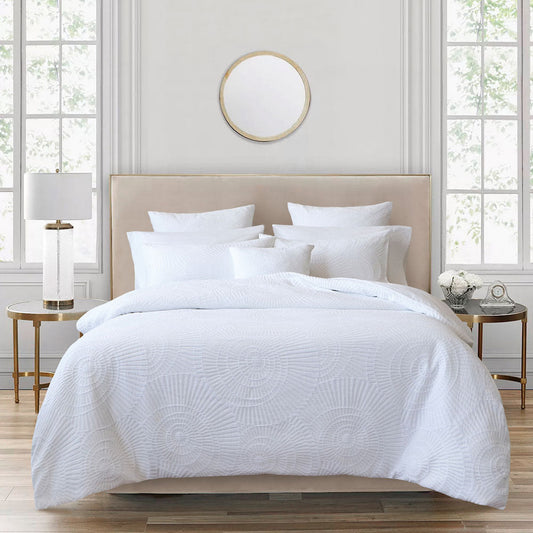 Byron White Quilt Cover Set by Bianca