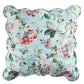 Charlene Blue Square Filled Cushion 43 x 43cm  by Bianca