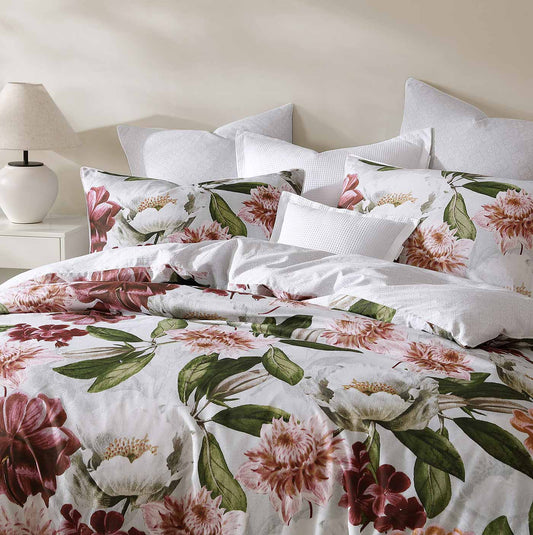 Charming Blush Quilt Cover Set by Logan & Mason