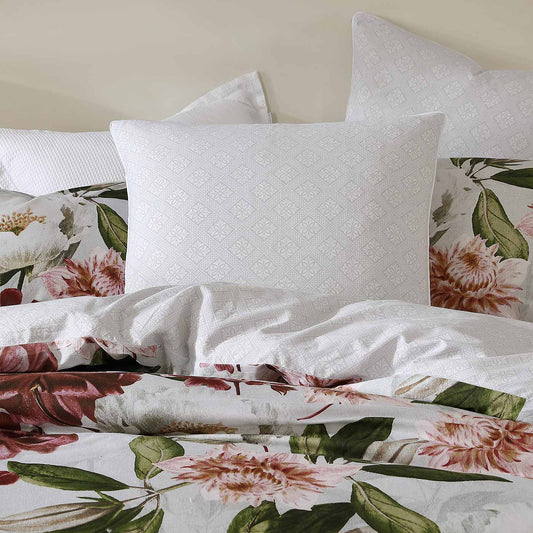 Charming Blush European Pillowcase by Logan & Mason