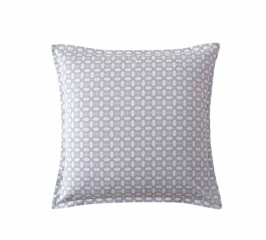 Chiaki White European Pillowcase by Logan & Mason