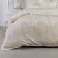 Catalina Quilt Cover Set Pearl By Logan and Mason Platinum