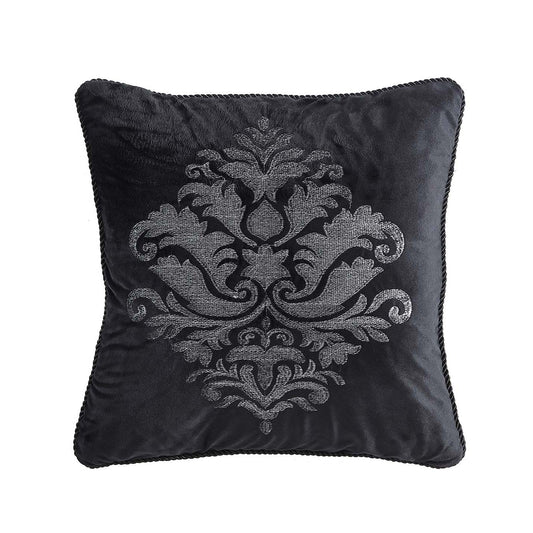 Chamonix Silver Square Cushion by Davinci