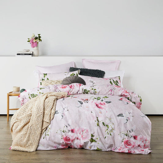 Cherub Pink Quilt Cover Set by Logan and Mason