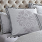 Orion Silver European Pillowcase by Davinci