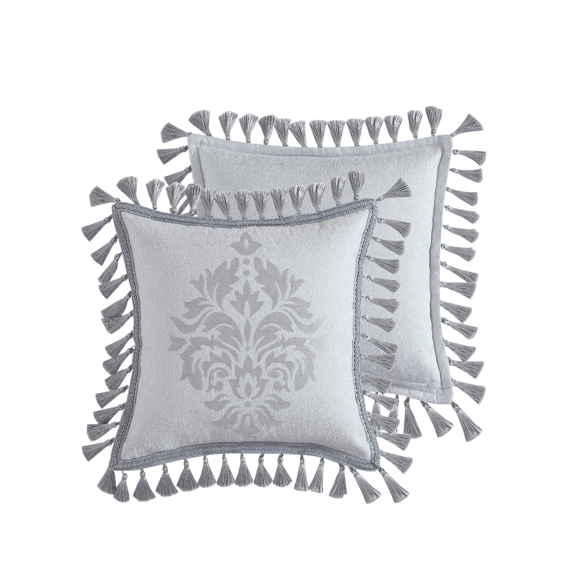 Orion Silver European Pillowcase by Davinci