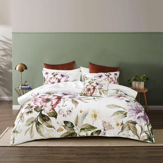 Minette White Quilt Cover Set By Bianca