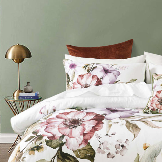 Minette White Quilt Cover Set By Bianca