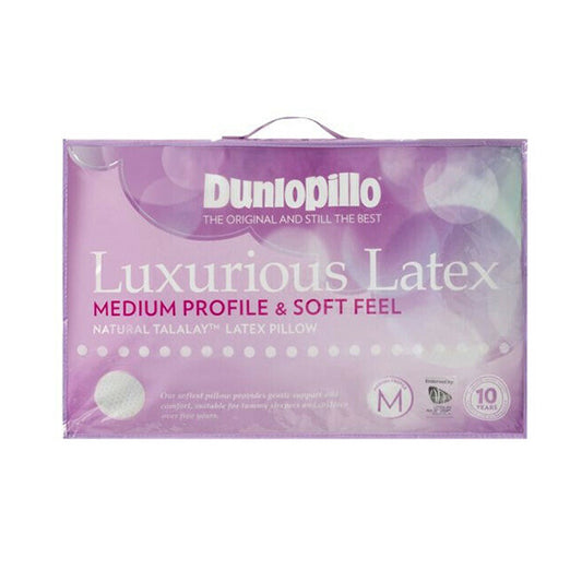 Dunlopillo Luxurious Latex Medium Profile & Soft Feel Pillow