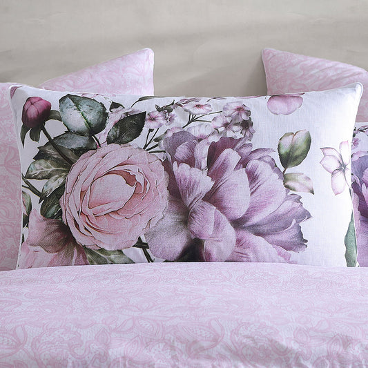 Elodie Blush Quilt Cover Set by Logan & Mason