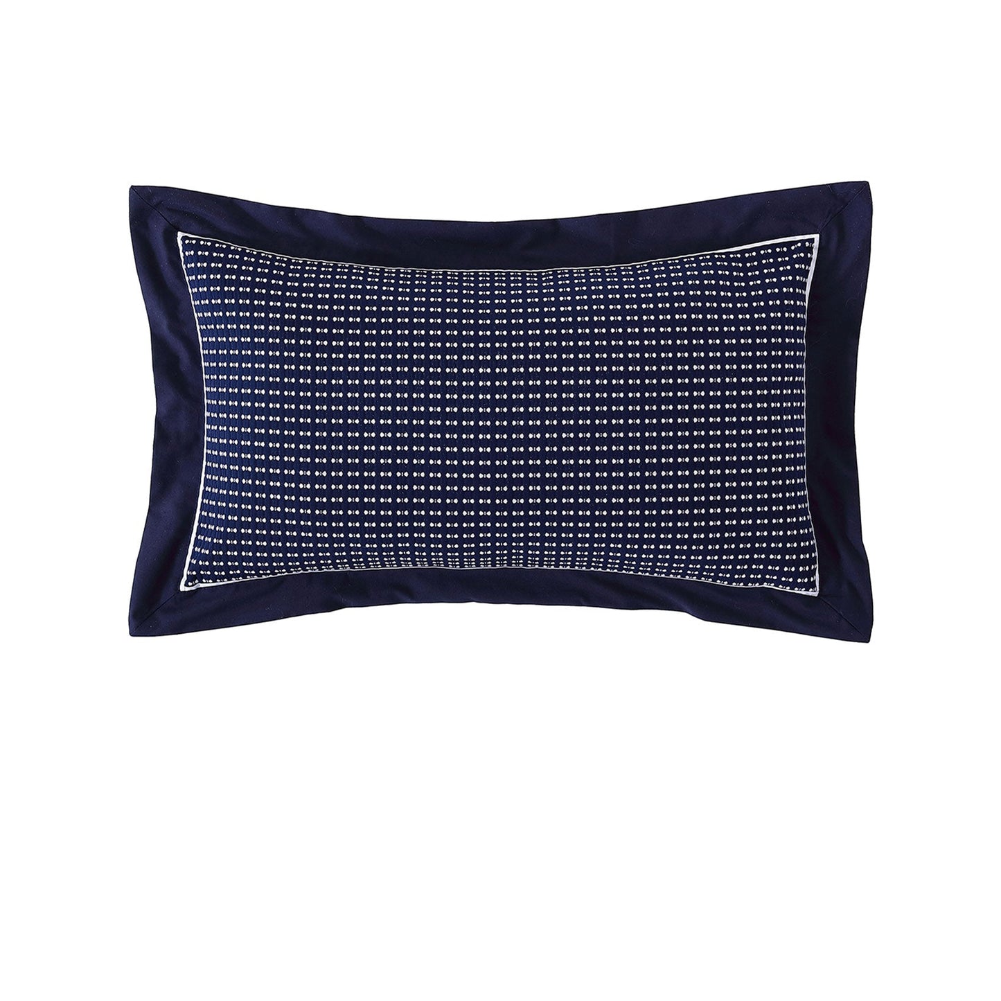 Everton Navy Cushion 30 x 50 cm by Private Collection