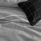 Fitzgerald Coal Quilt Cover Set by Private Collection