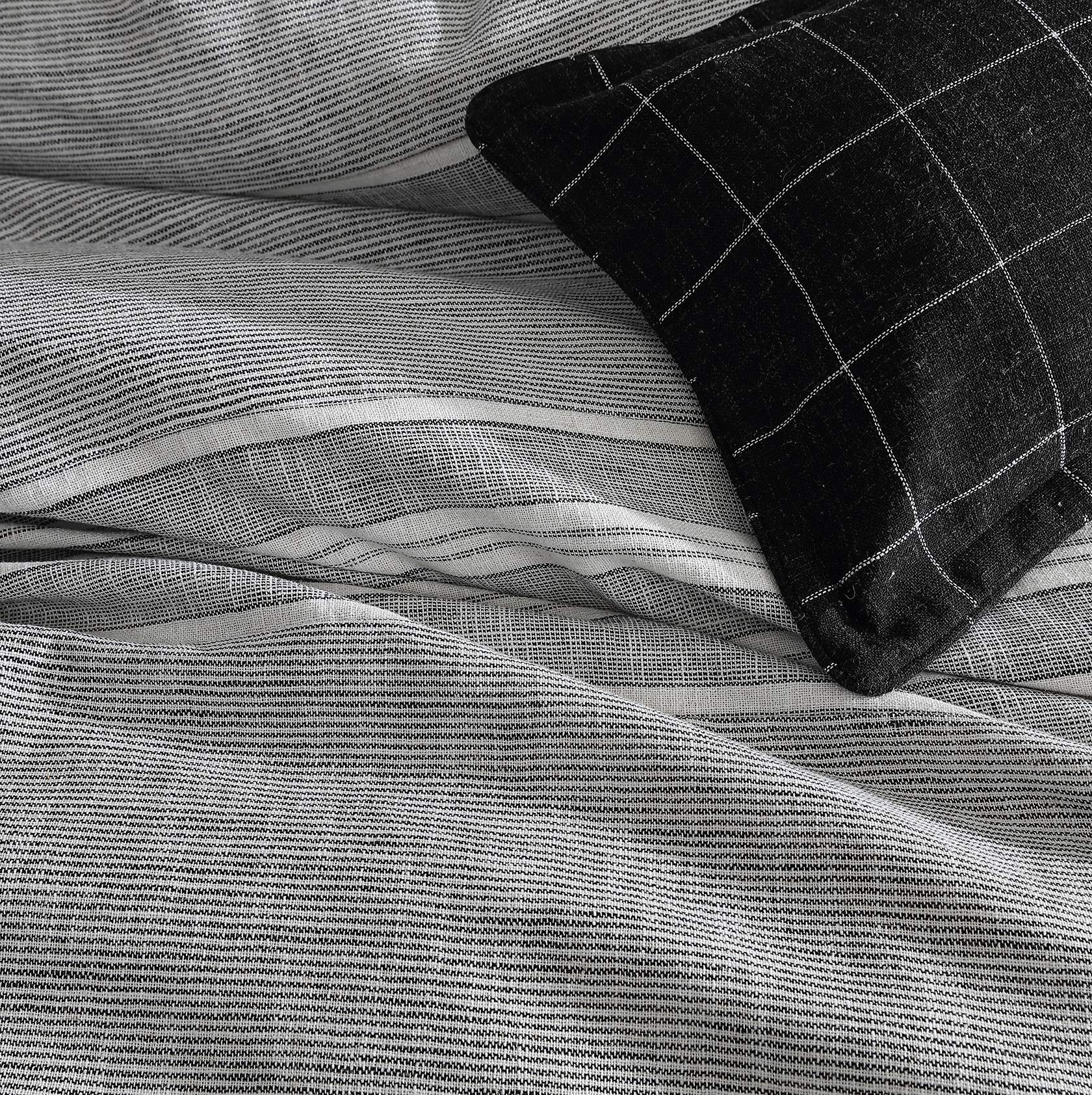 Fitzgerald Coal Quilt Cover Set by Private Collection