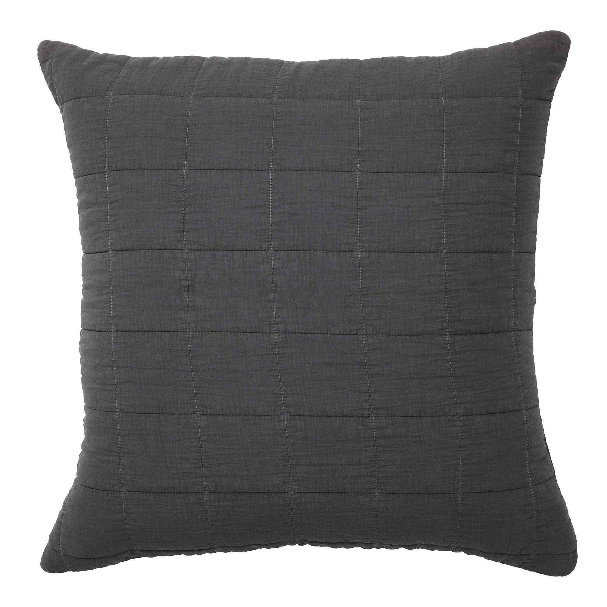 Geraldton European Pillowcase Coal by Bianca