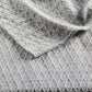 Gosford Silver Cotton Blanket by Bianca