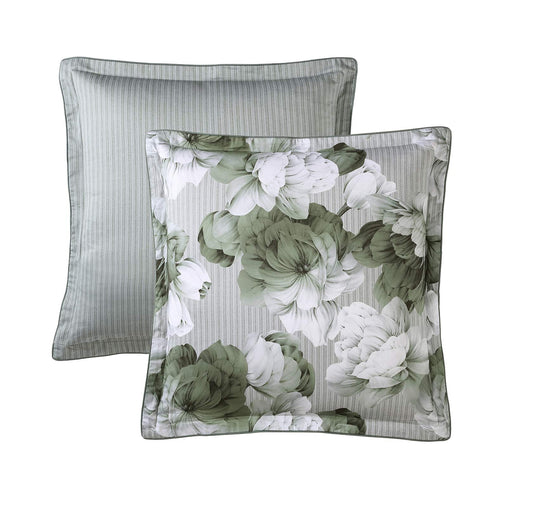 Hailey Sage European Pillowcase by Private Collection