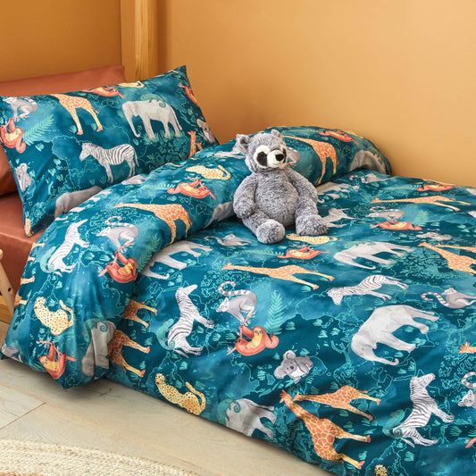 Jungle Explorer Quilt Cover Set by Jiggle & Giggle