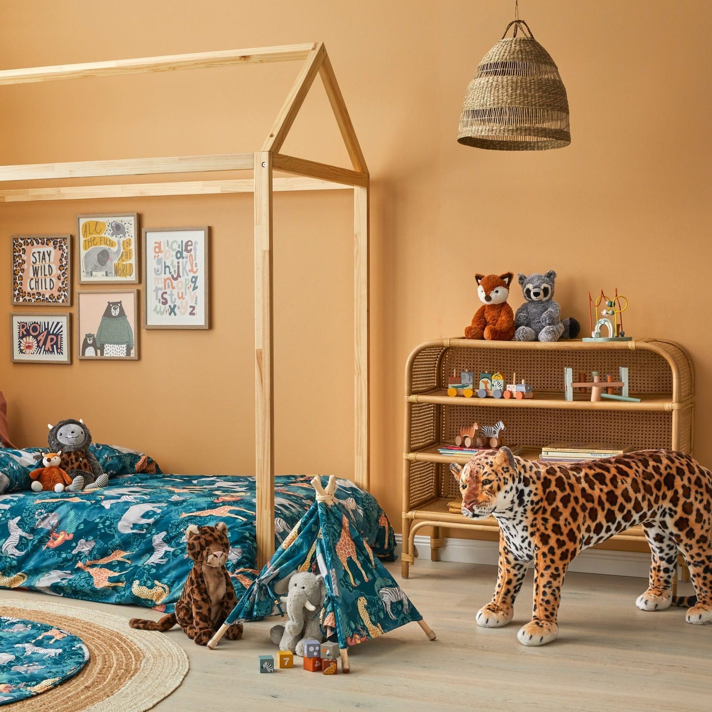 Large Standing Leopard by Jiggle & Giggle