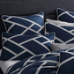 Kennedy Navy European Pillowcase by Private Collection