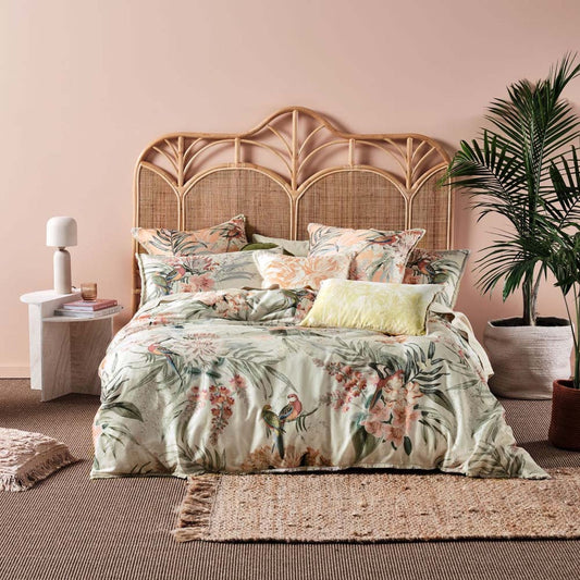 Briella Stone Quilt Cover Set by Linen House