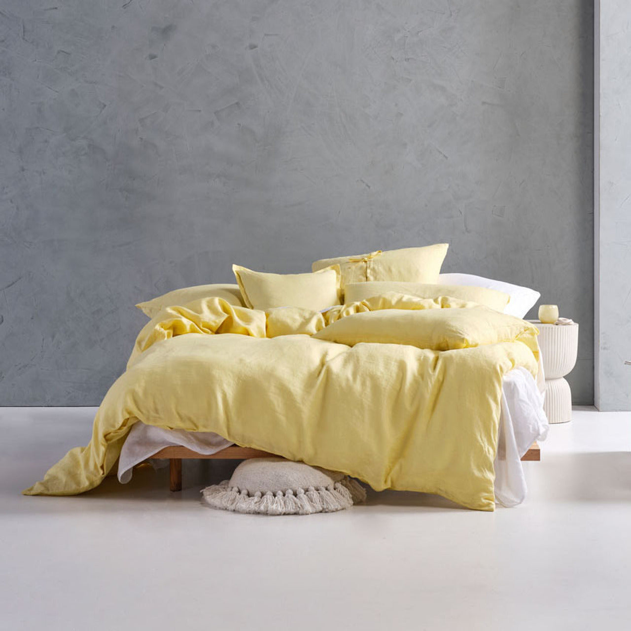 Nimes Meadow Linen Quilt Cover Set by Linen House