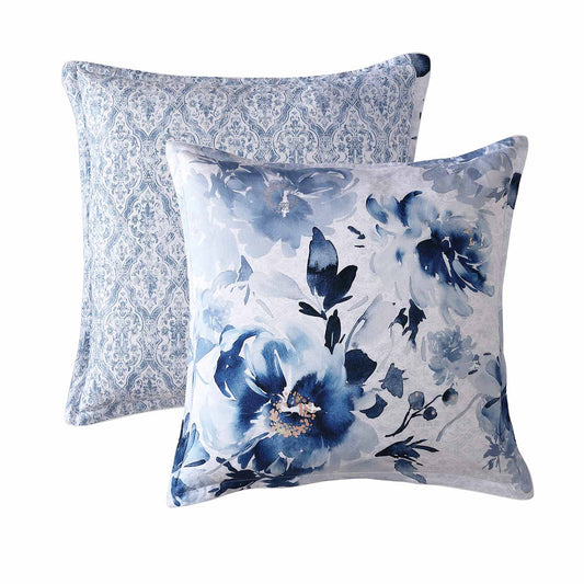 Lilibet Blue European Pillowcase by Private Collection