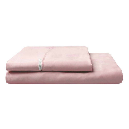 300TC Cotton Percale Fitted Sheet and Pillowcase Combo Dusk by Logan and Mason