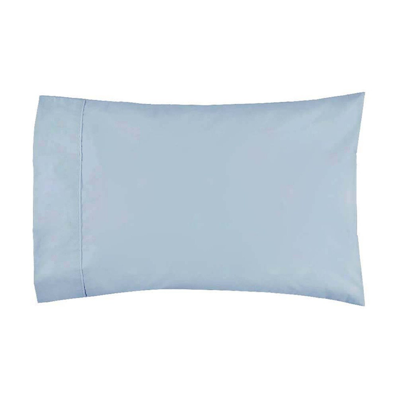 300TC Cotton Percale Fitted Sheet and Pillowcase Combo Denim by Logan and Mason