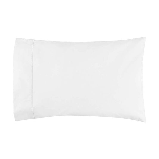 300TC Cotton Percale Fitted Sheet and Pillowcase Combo White by Logan and Mason