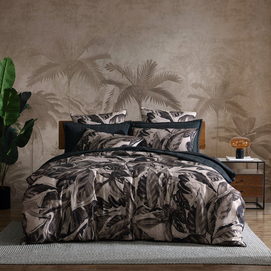 Elio Black Quilt Cover Set by Logan and Mason