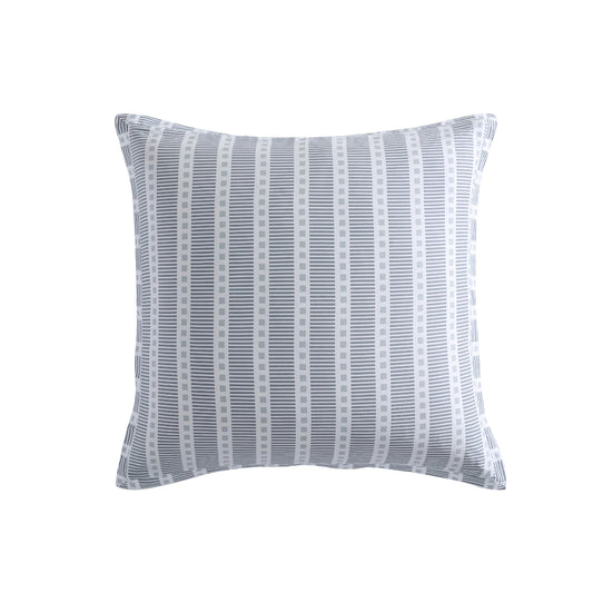 Urban Stripe Charcoal European Pillowcase by Logan and Mason