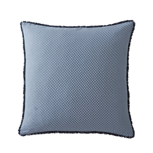 Yarmouth Blue Square Cushion by Logan and Mason