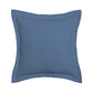 Ascot Steel 45x 45cm Square Filled Cushion by Logan and Mason Platinum