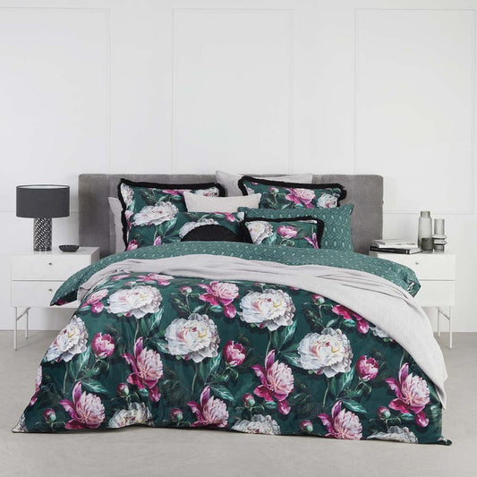 Elsa Jewel Quilt Cover Set By Logan & Mason Platinum