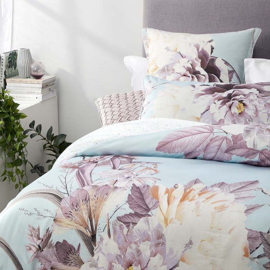 Montrose Heather Quilt Cover Set by Platinum Logan & Mason