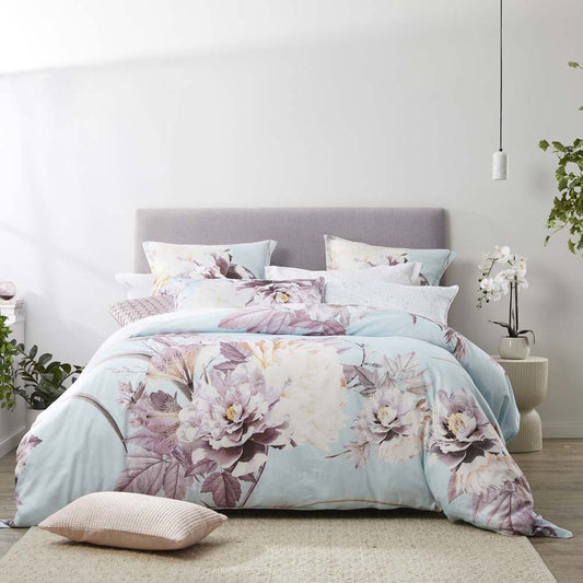 Montrose Heather Quilt Cover Set by Platinum Logan&Mason