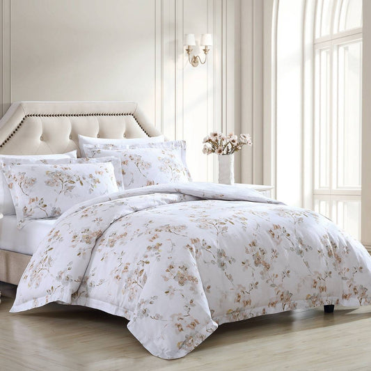 Lorene NATURAL Quilt Cover Set by Laura Ashley