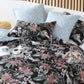 Major Black Quilt Cover Set by Logan & Mason