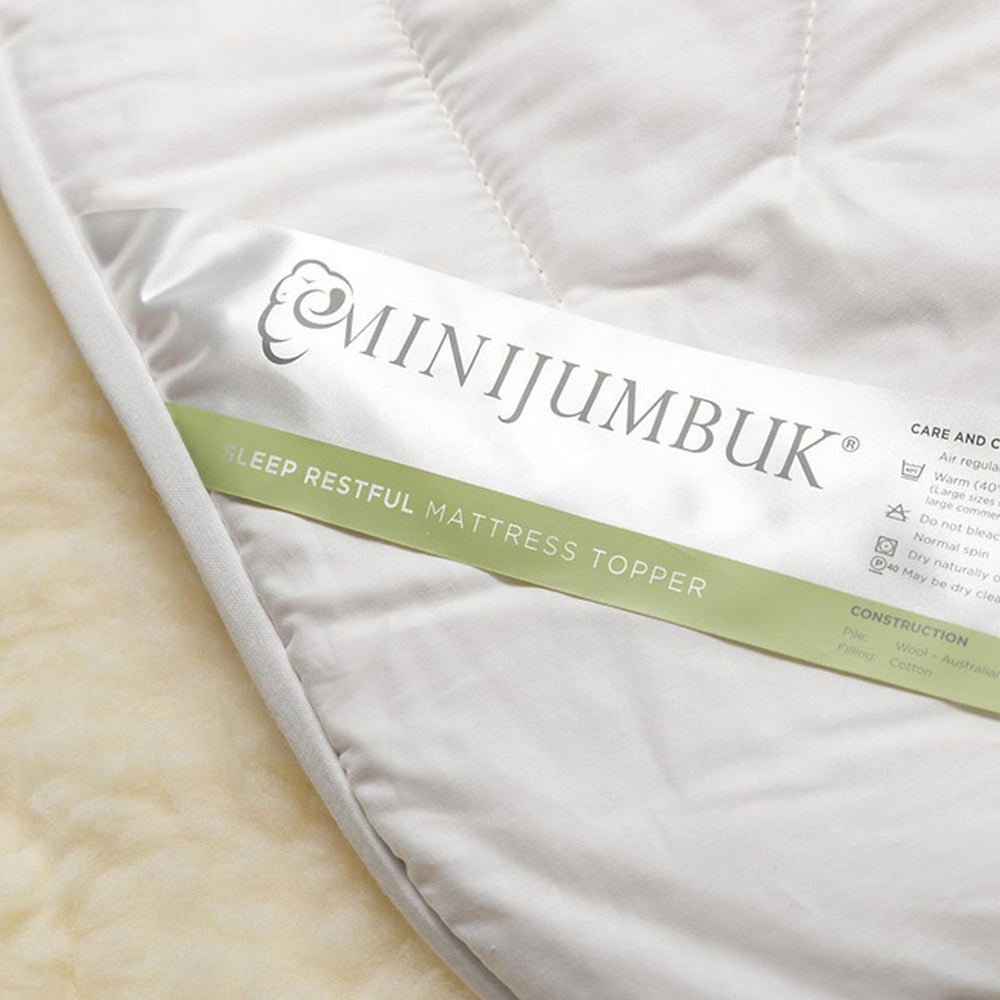 Sleep Restful Wool Mattress Topper by MiniJumbuk