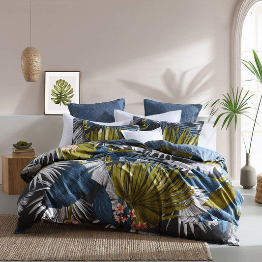 Mira Pepper Quilt Cover Set by Logan & Mason